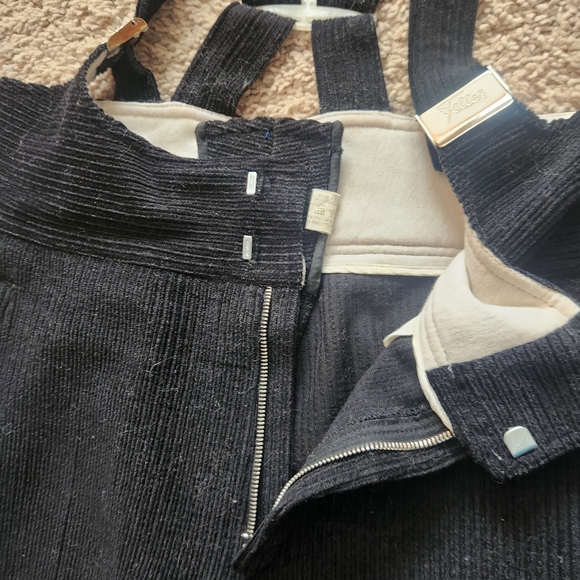 Vintage Feller Ski Pants Women's 6 Black Wool Winter Made In Austria Activewear - Picture 6 of 11